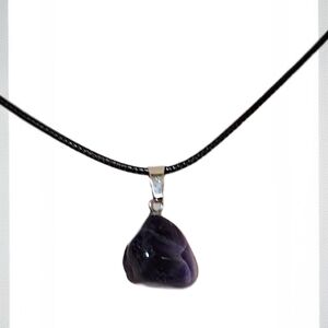 Amethyst Healing Crystal Pendant Necklace
